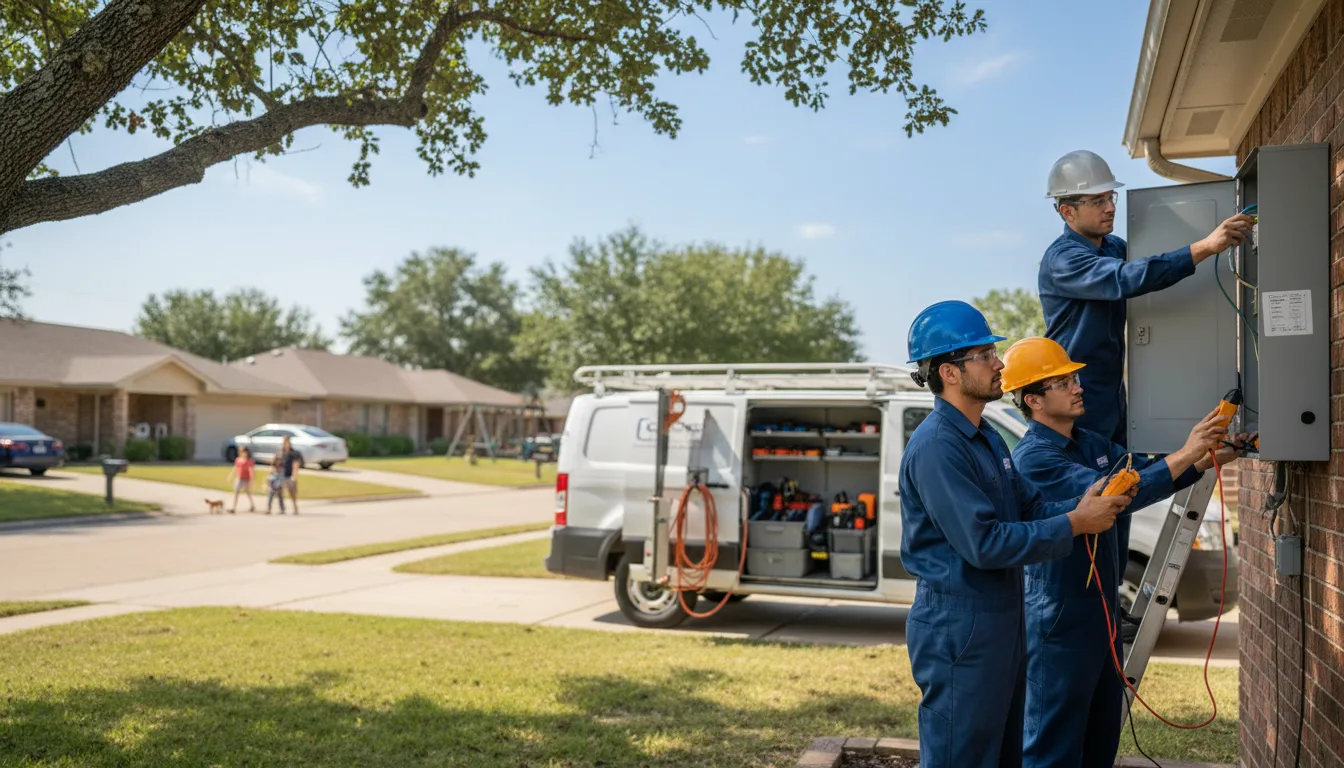 Certified electrician providing emergency electrical services in Watertown, MN